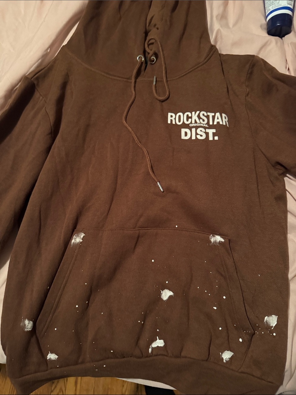 Rockstar Dist. Women's Brown Track Hoodie